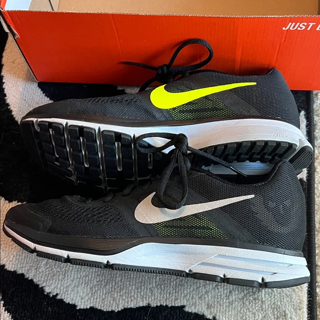 Nike Running Oregon Project Black and Lime Pegasus Running Shoes - Image 11