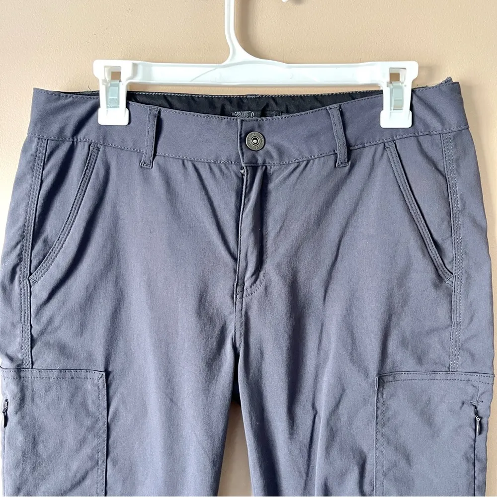 PRANA | Charcoal Gray Nylon Jogger Pants Sz 8 - Image 2