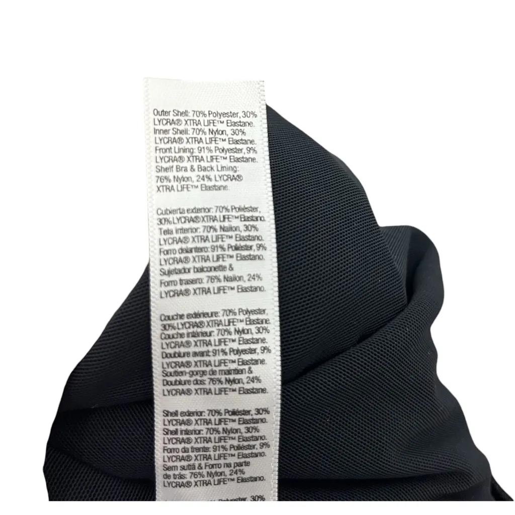 Spanx NWT Striped Peplum Tankini Swimsuit Women’s Size 14 Black White One Piece - Image 10