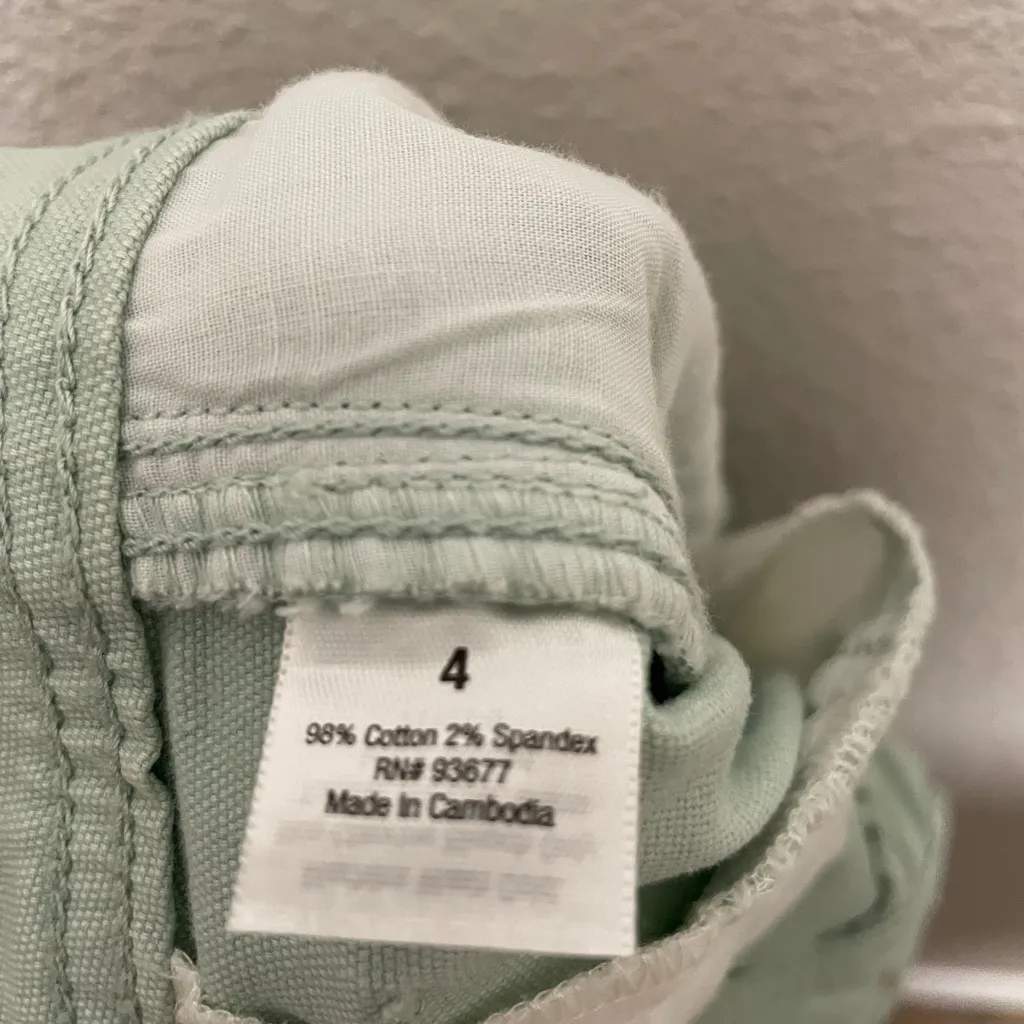 a.n.a. Light Green High-Rise Wide-Leg Pants - Image 7