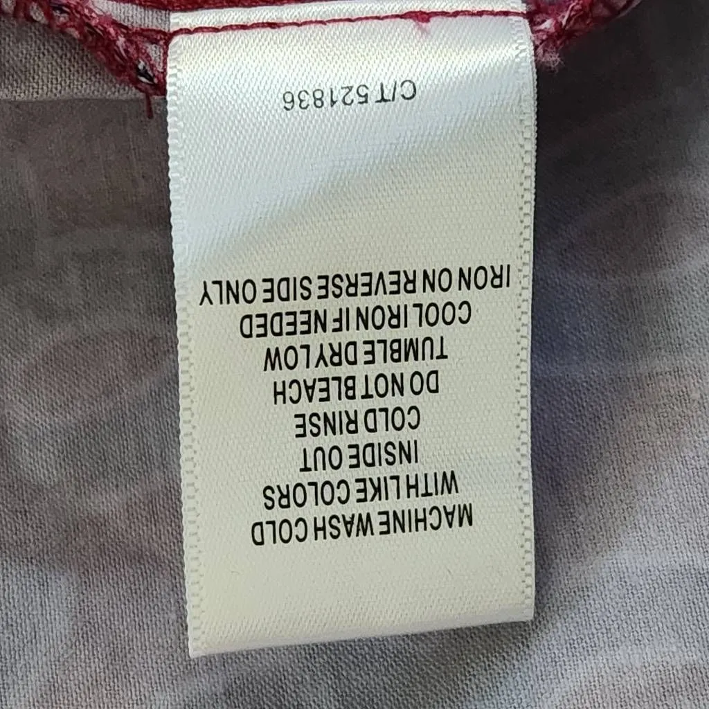 Taylor Burgundy Print Fit and Flare Dress Size 12 Wedding Guest Dress Purple - Image 9