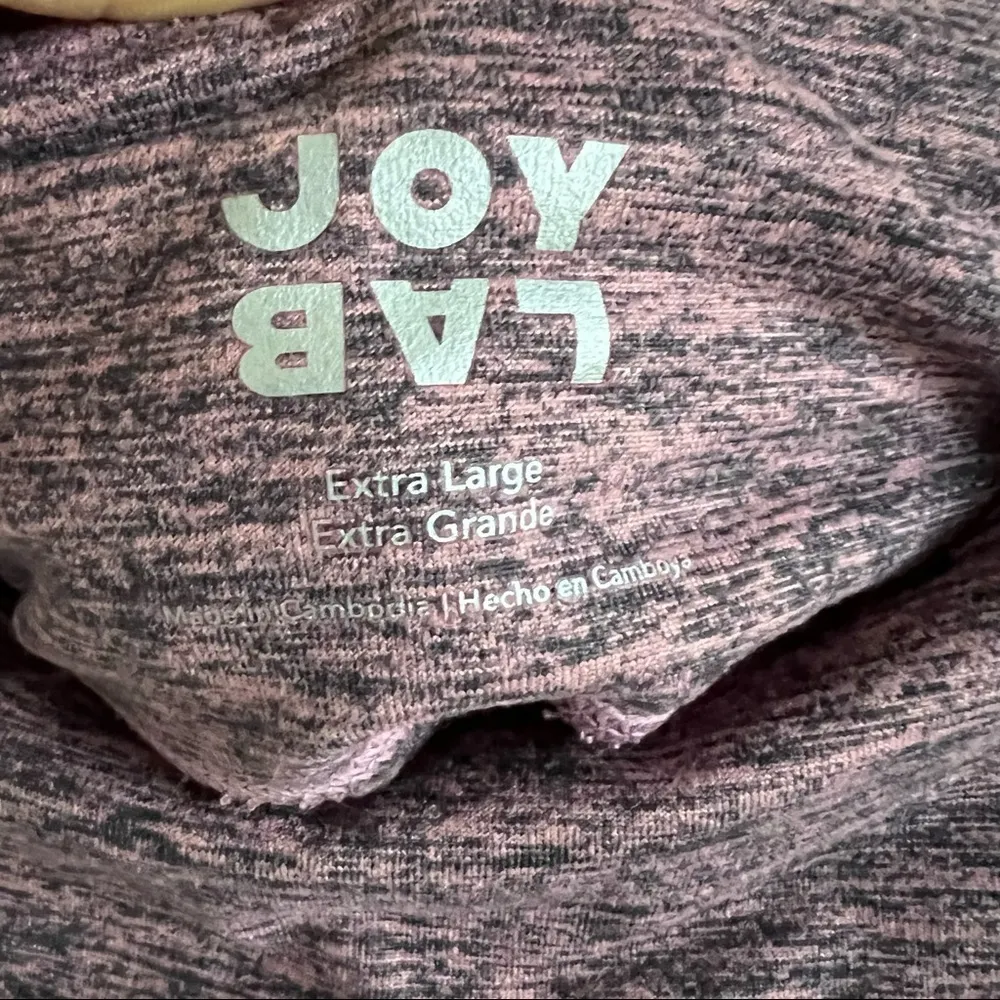 JoyLab Joy Lab Heathered Pink Active Workout Legging Tights XL - Image 7