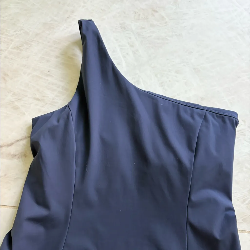 Outdoor Voices One Shoulder Dress Navy - Image 3