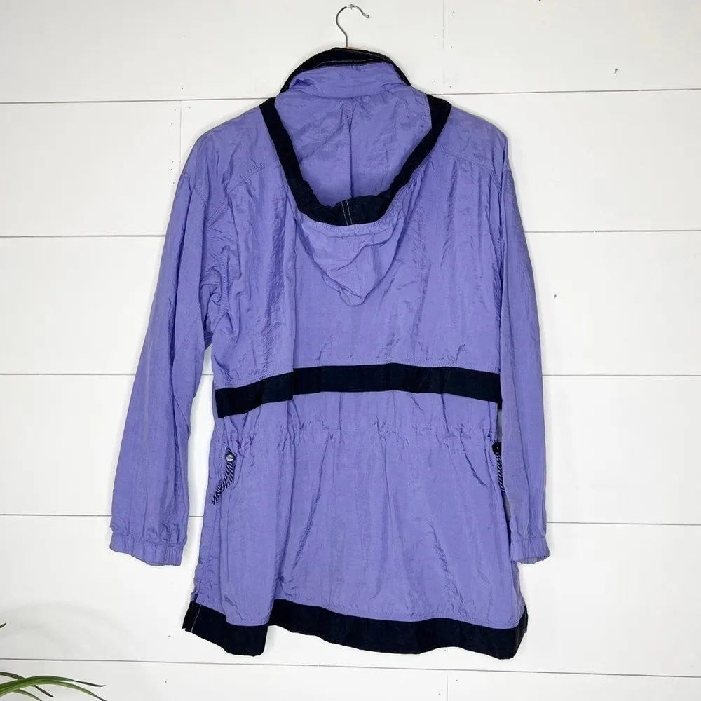 Vintage Nike Purple Long Windbreaker - Image 4
