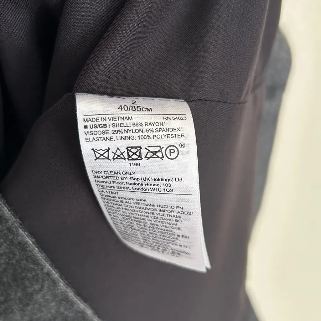 Banana Republic short sleeve seamed gray sheath classy office work mini dress 2 - Image 8