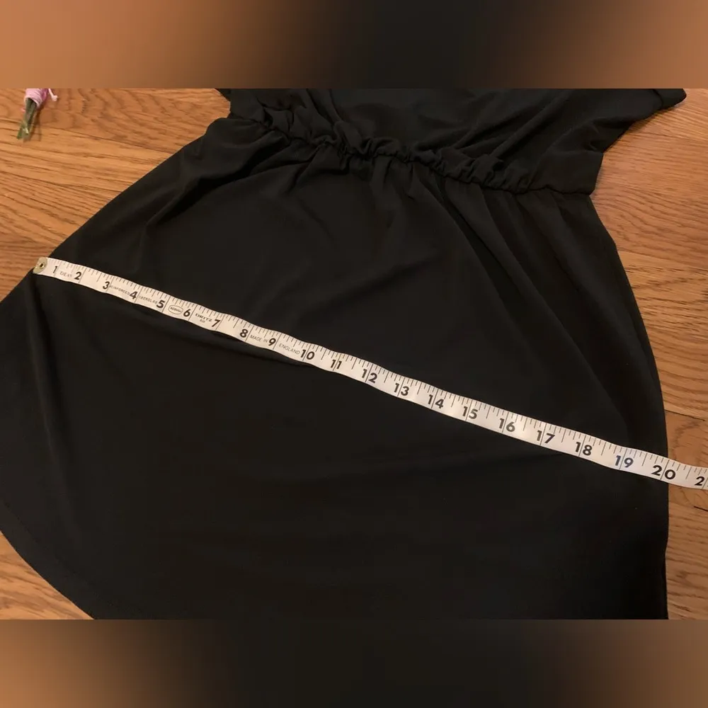 Divided black mini dress size 6 - Image 9