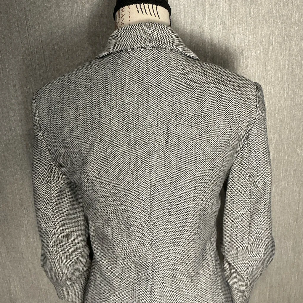 H&M Light Gray Women's Blazer Size XS - Image 5