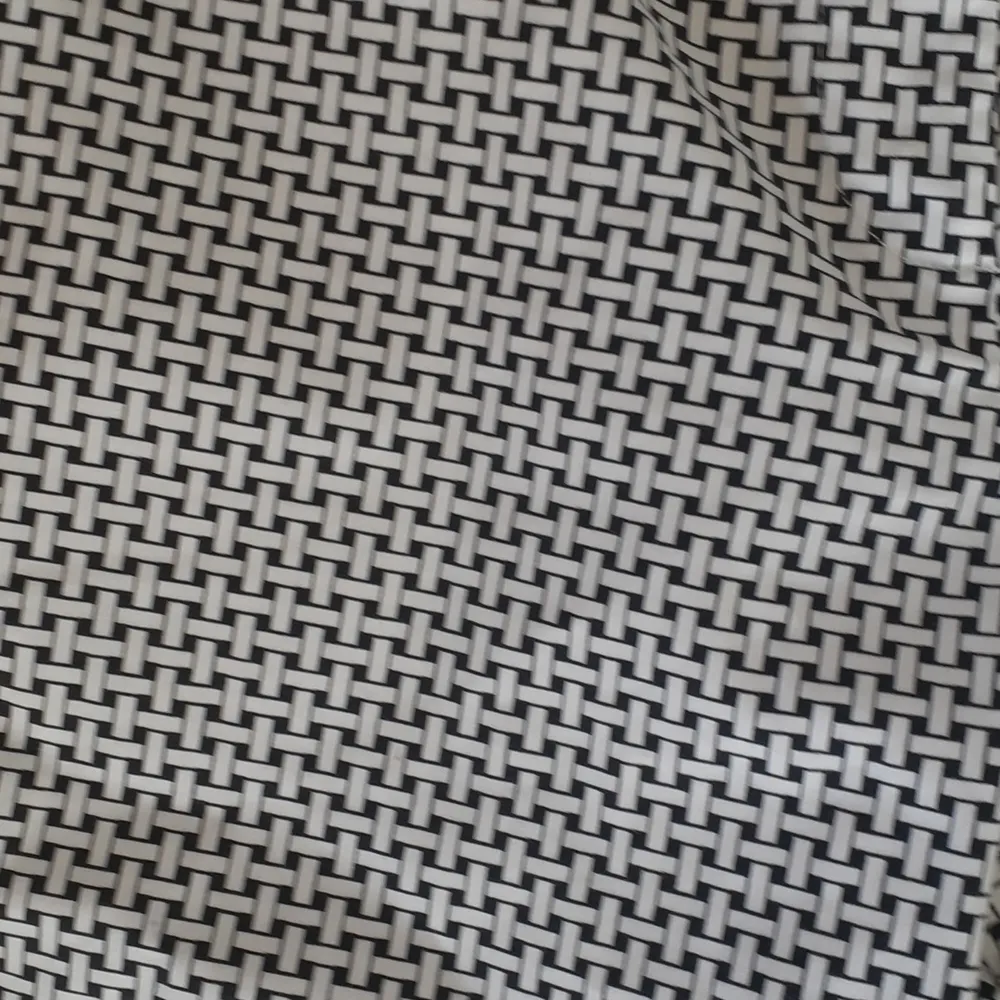 Talbots  Black White Geometric Print Stretch Capri Pants SIZE 12 - Image 3