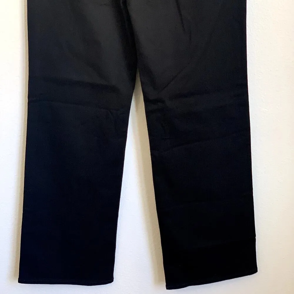 NWT J.Crew Factory Wide-leg Full-length Jean All-day Stretch in Black BU832 - Image 11
