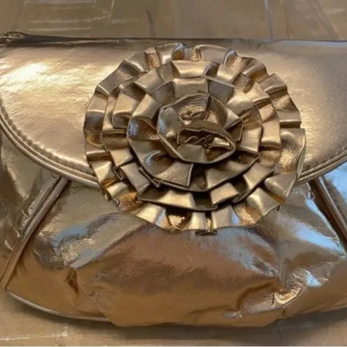 Loeffler Randall for Target - Rose feature  Gold Metallic Clutch - Image 6