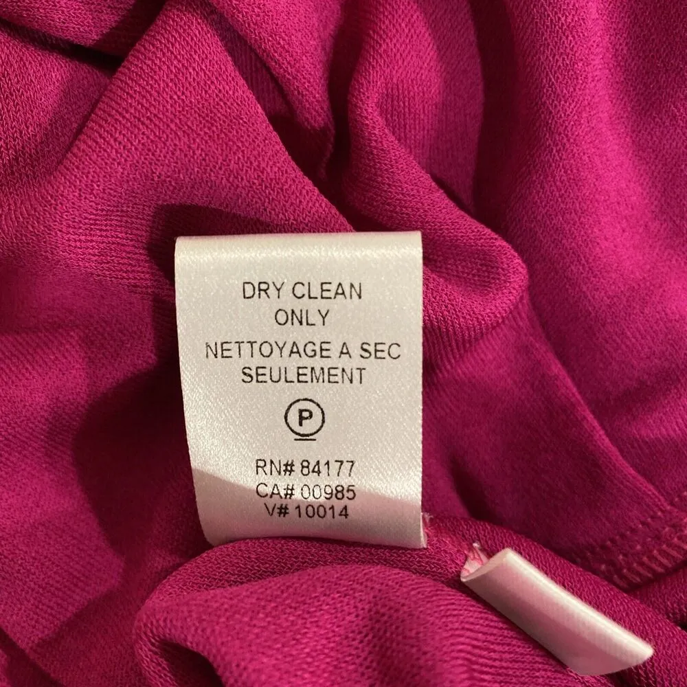 DVF Diane Von Furstenberg Ruffle Baila Fuschia Pink Beet Dress 0 - Image 9