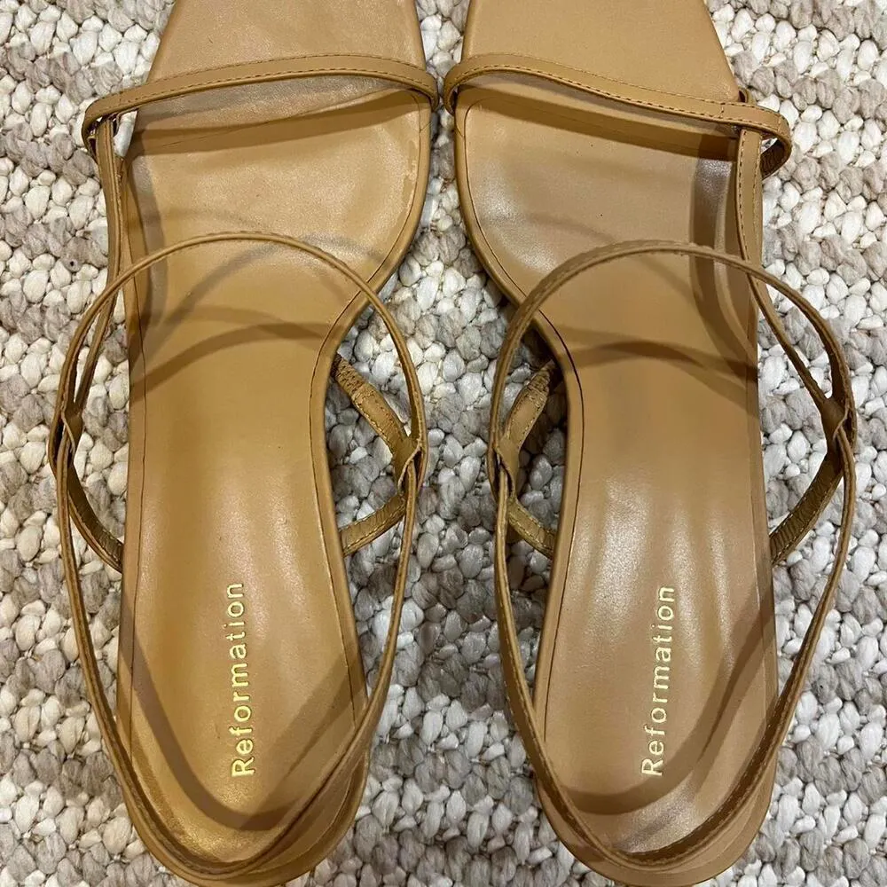 Reformation Serenity Bare Kitten Heel Sandal - Image 4