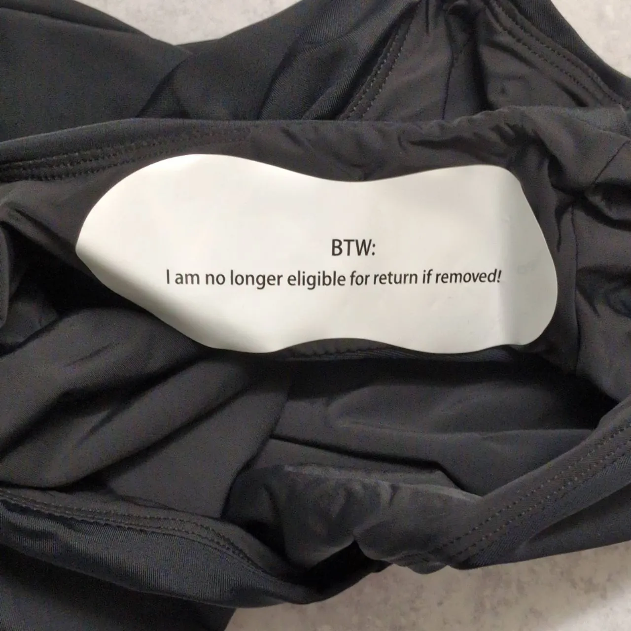 NWT Mindy X Andie Marco Black V-Neck Adjustable Straps One Piece Swimsuit MT - Image 4