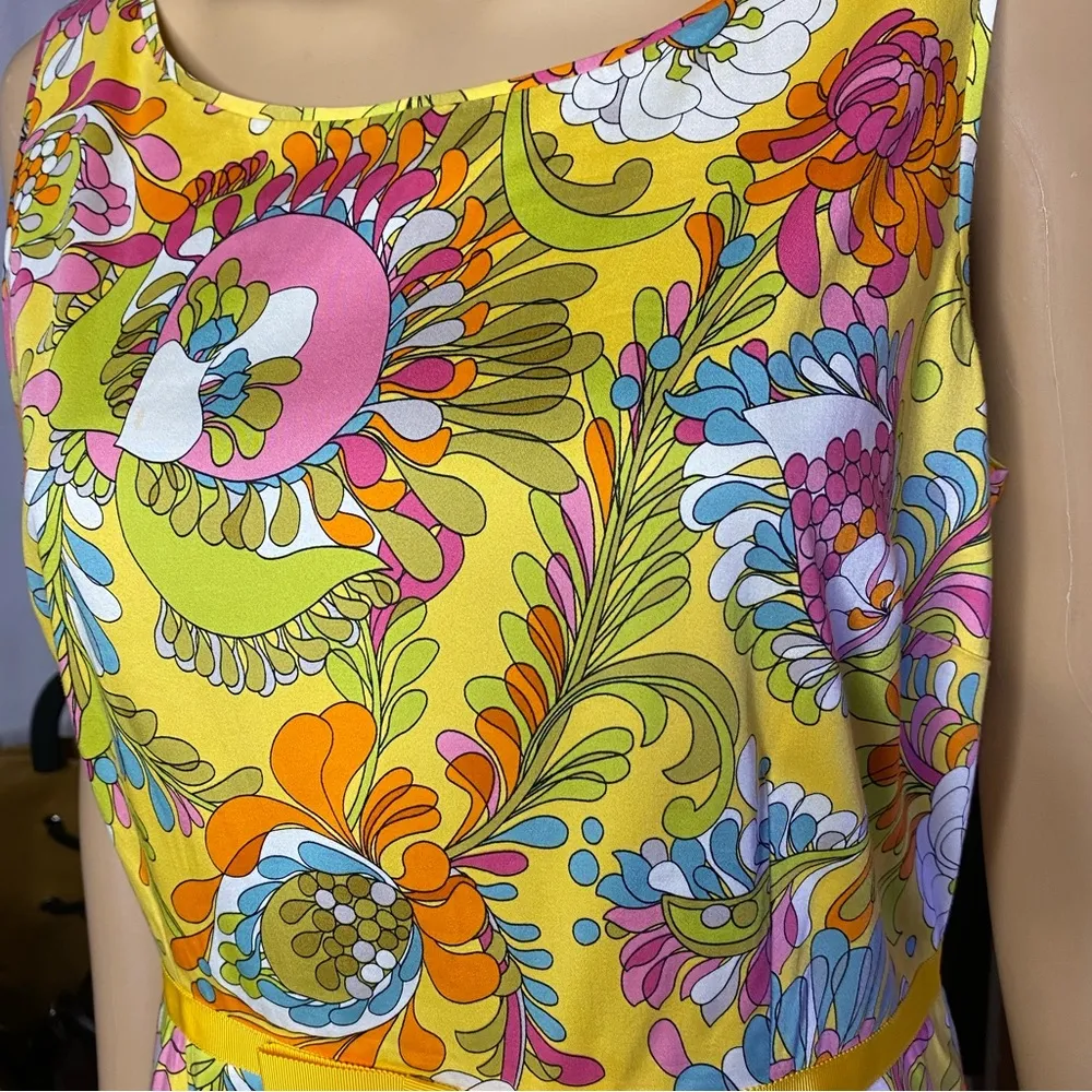 Kate Spade Floral Retro style 60s70s vibe size 2 USA XS - Image 6