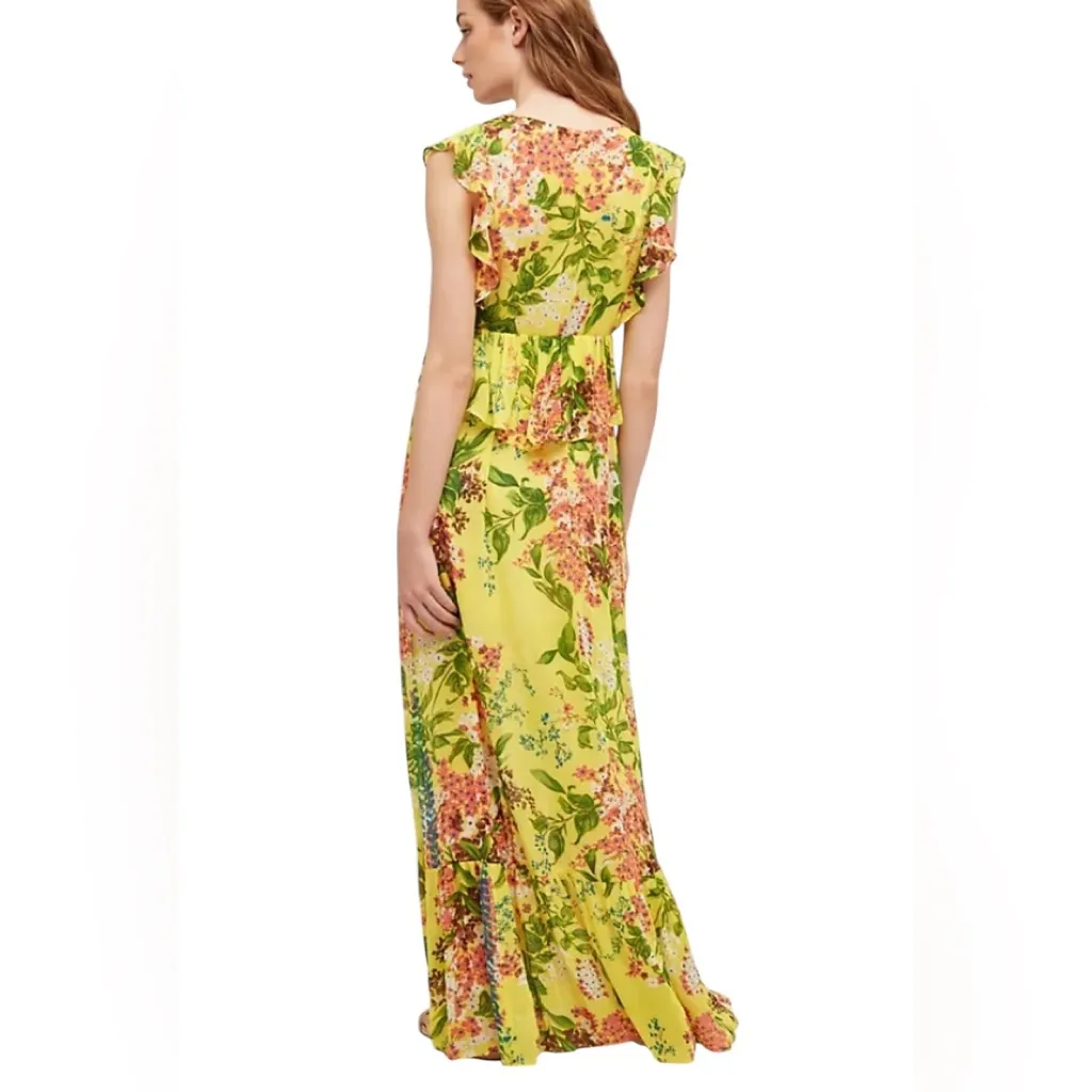 Anthropologie Sungrove Maxi Dress Plenty by Tracy Reese Ethereal wedding guest Yellow Size M - Image 3