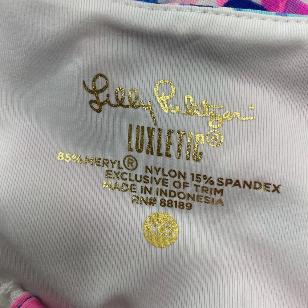 Lilly Pulitzer Luxletic Kalila Top In Hype & Stripes Tank Top Women's Size XS - Image 8