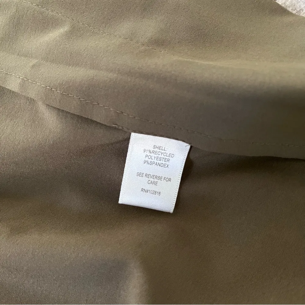 Garnet Hill  Drape Front Lightweight Drawstring  Jacket, Sz L - Image 13