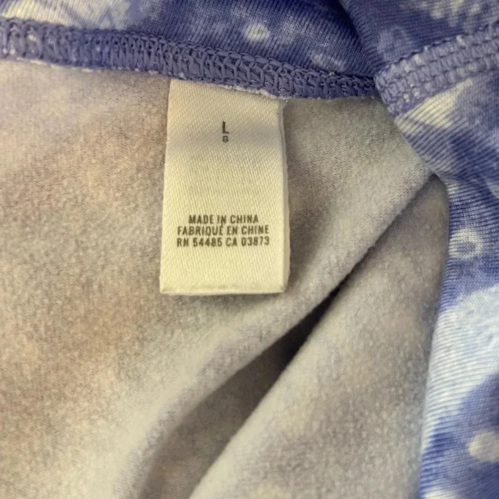 Aerie Chill Play Move blue geometric print high waist leggings large - Image 4