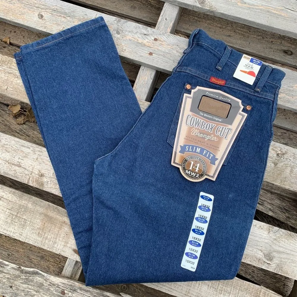 Vintage Wrangler Women’s slim fit wedgie mom jeans 15x32 - Image 5