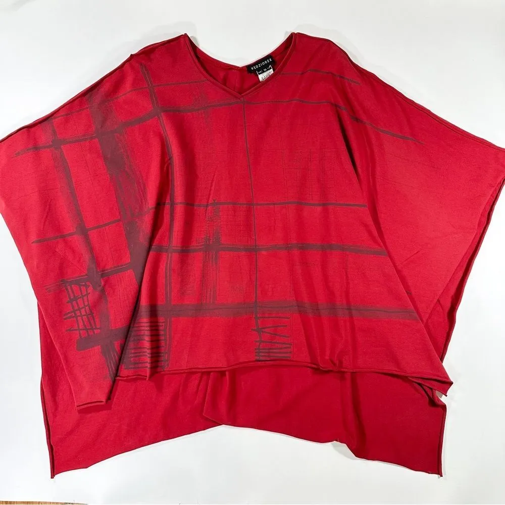 Made In EUROPE Artsy Print Oversized Boho Tunic Top Size EU 36 / US 6 - Image 2