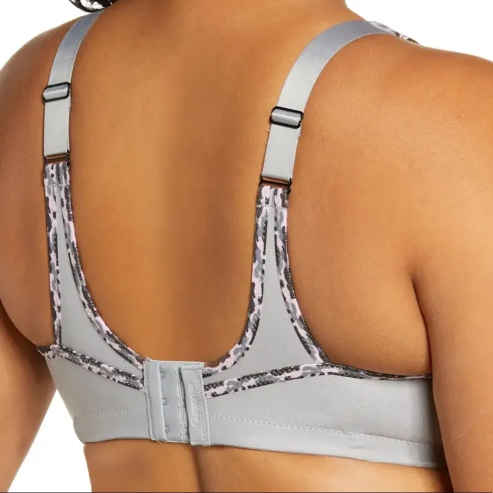 Glamorise Sports Bra Silver No - Image 2