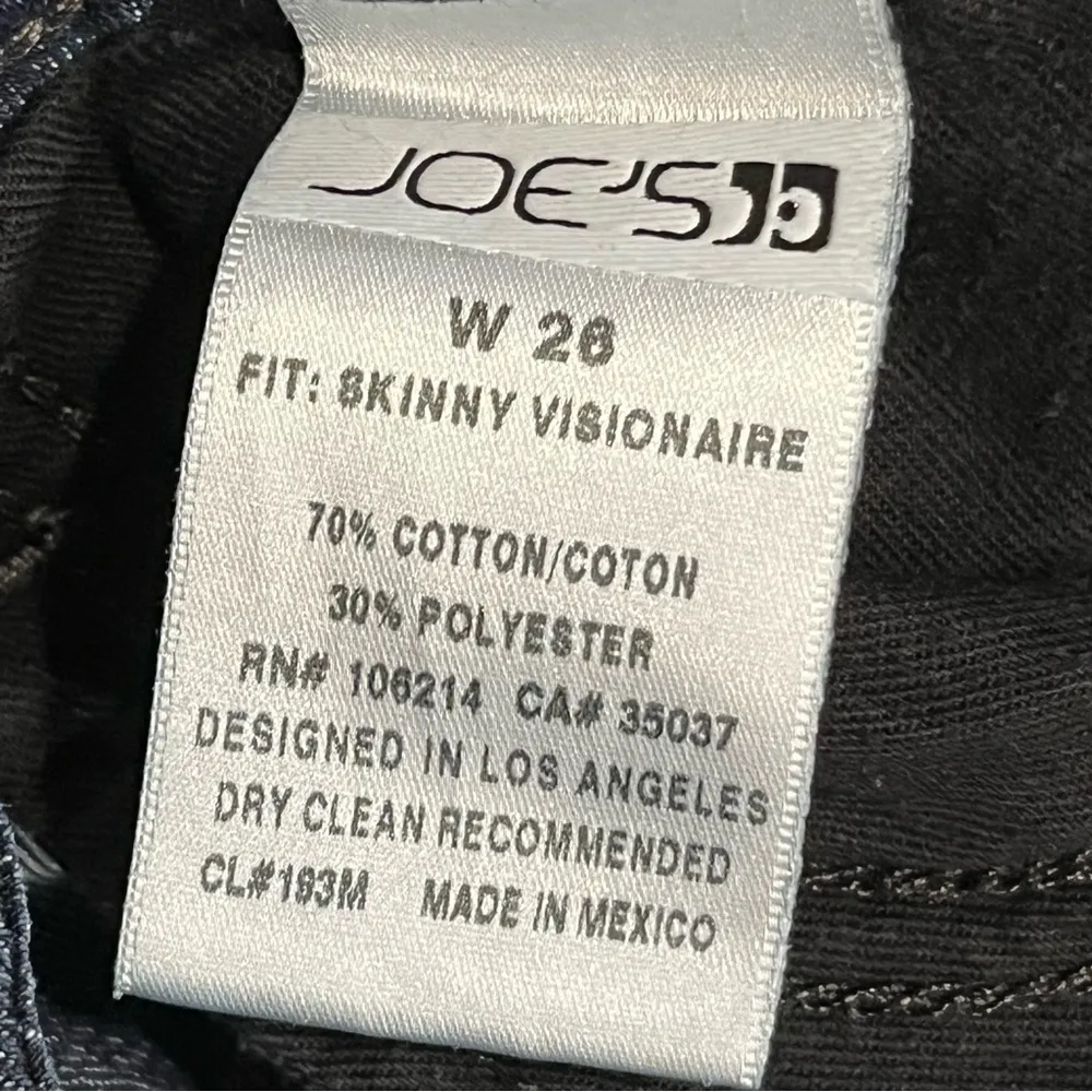 Joe’s Jeans Women’s Skinny Visionaire Dark Taylor Wash Jeans - Image 11