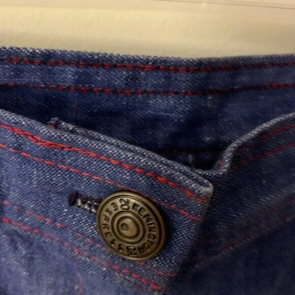 JCPenney Womens Size 13 Skirt Fashion Denim Vintage ALine Modest Pure Cotton Blue - Image 3