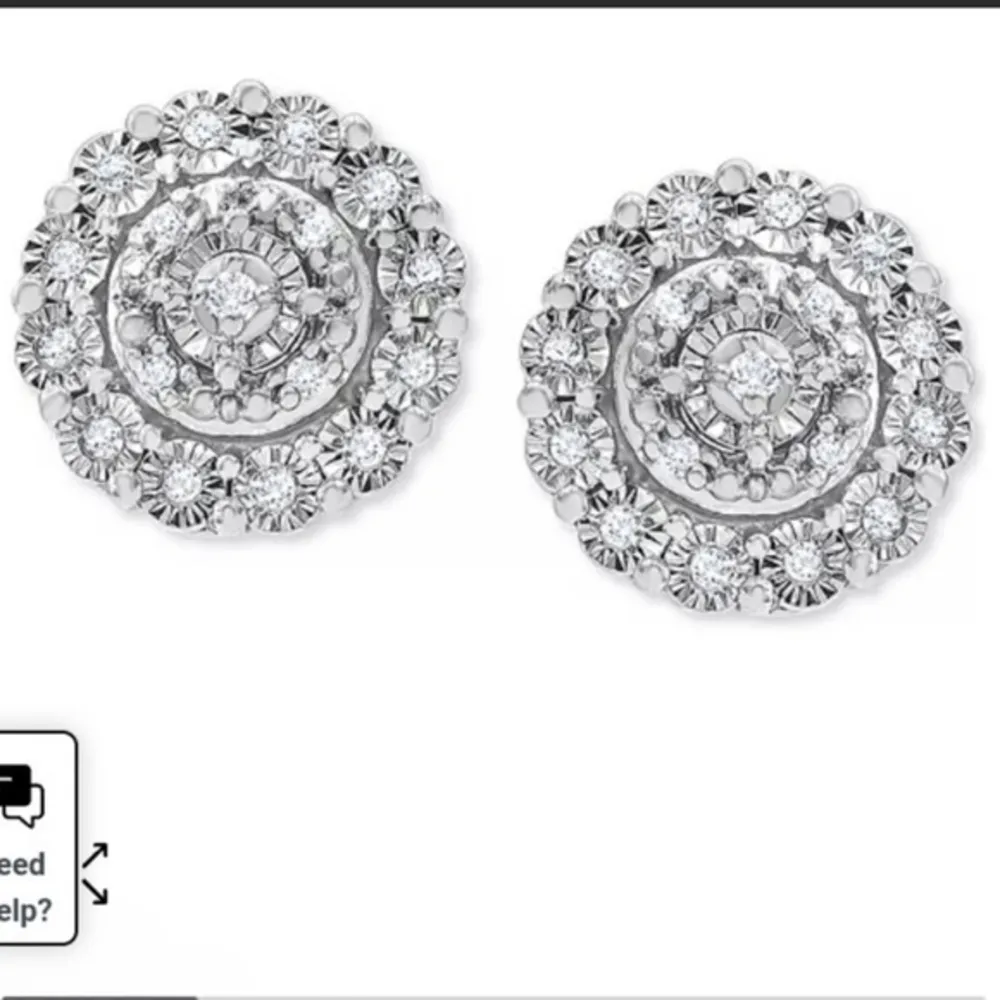 R H Macy 925 sterling 10k gold, diamond heart key pendant & diamond earrings set - Image 63