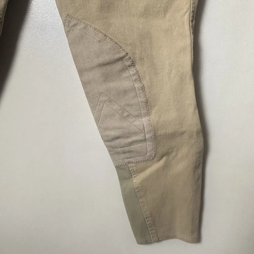 Ariat Pants Women 28R Khaki Tan Heritage Equestrian Horse Back Riding Br… - Image 8