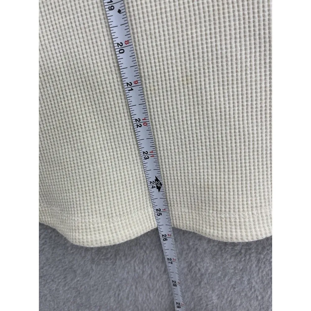 Columbia Women's Waffle Knit Sweater Scoop Neck Long Sleeve Size Medium - Image 8