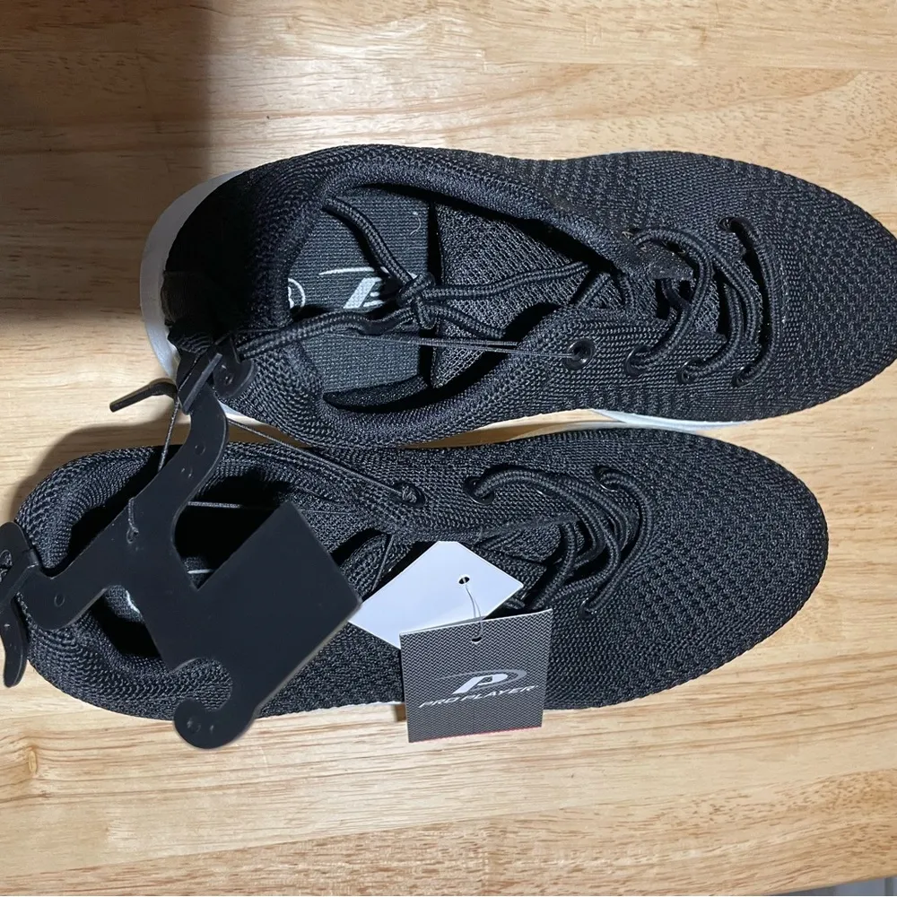 MWT Women’s Pro Player Black With White Sole Athletic Sneakers
Size 8 - Image 3