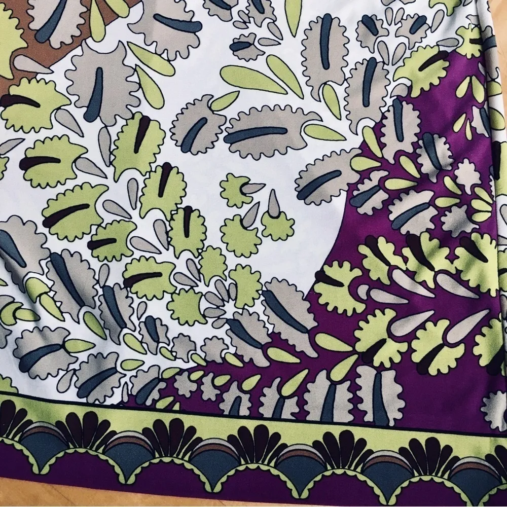 Donna Morgan Abstract, Colorful, Neon, 3/4 Sleeve Dress, Size 16 - Image 7