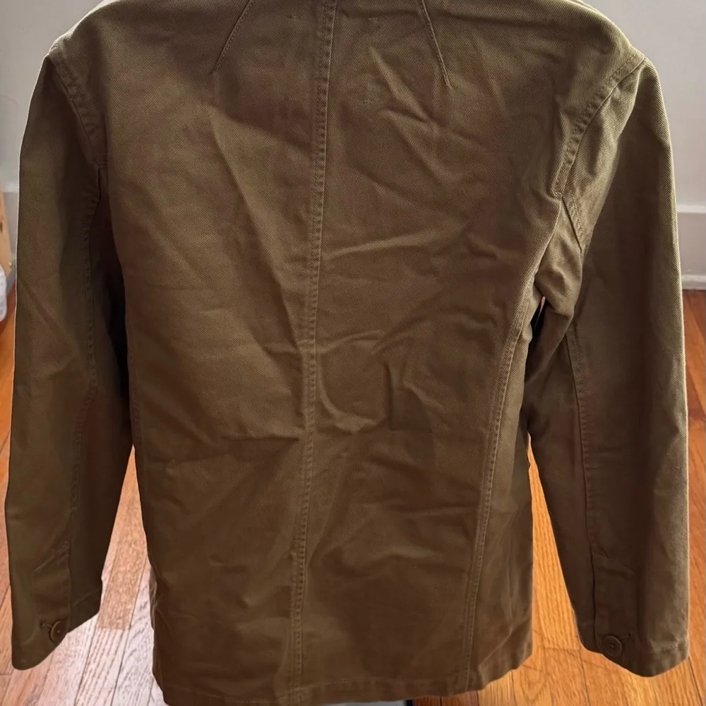 Madewell Crossover Regenerative tan oversized khaki blazer jacket, size XS - Image 16