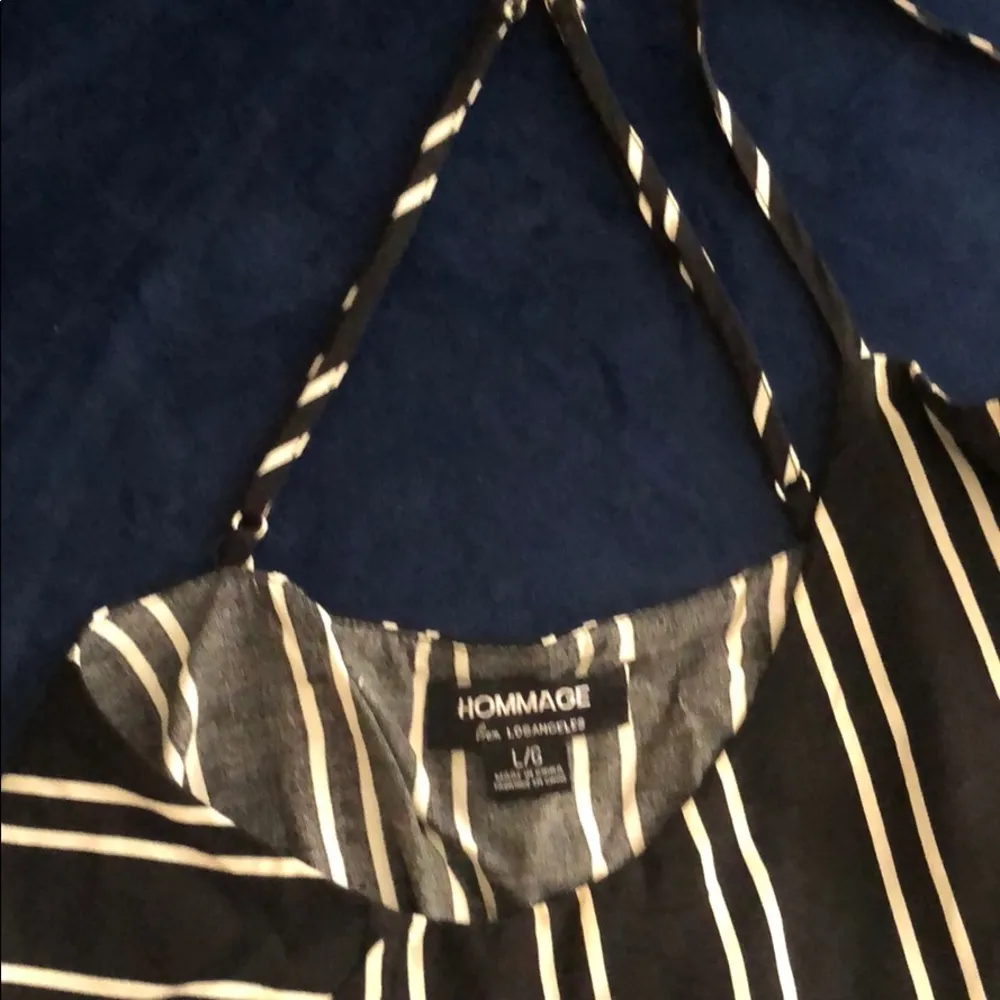 Black and white tier crop top - Image 5