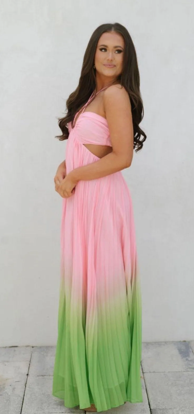 Pink And Green Sundress - Image 2
