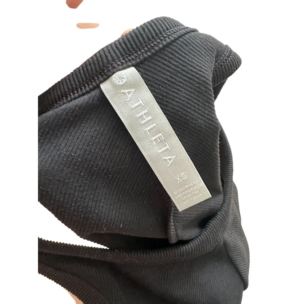 ATHLETA Women's Black High Neck Bodysuit Size XS - Image 5