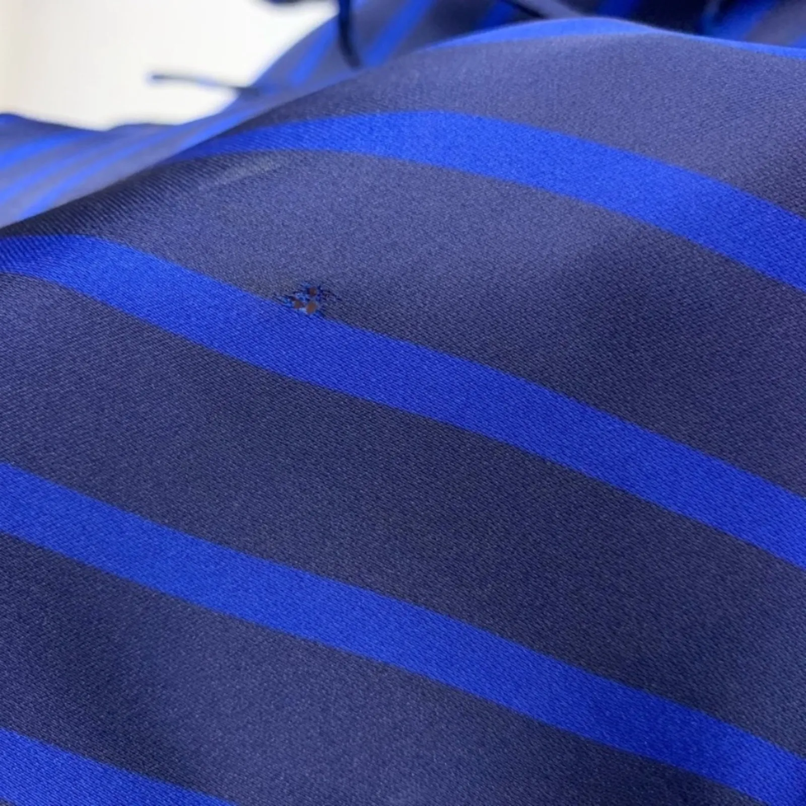 Lauren Ralph Lauren Blue Stripe Blouse Sz Small/ Medium - Image 10