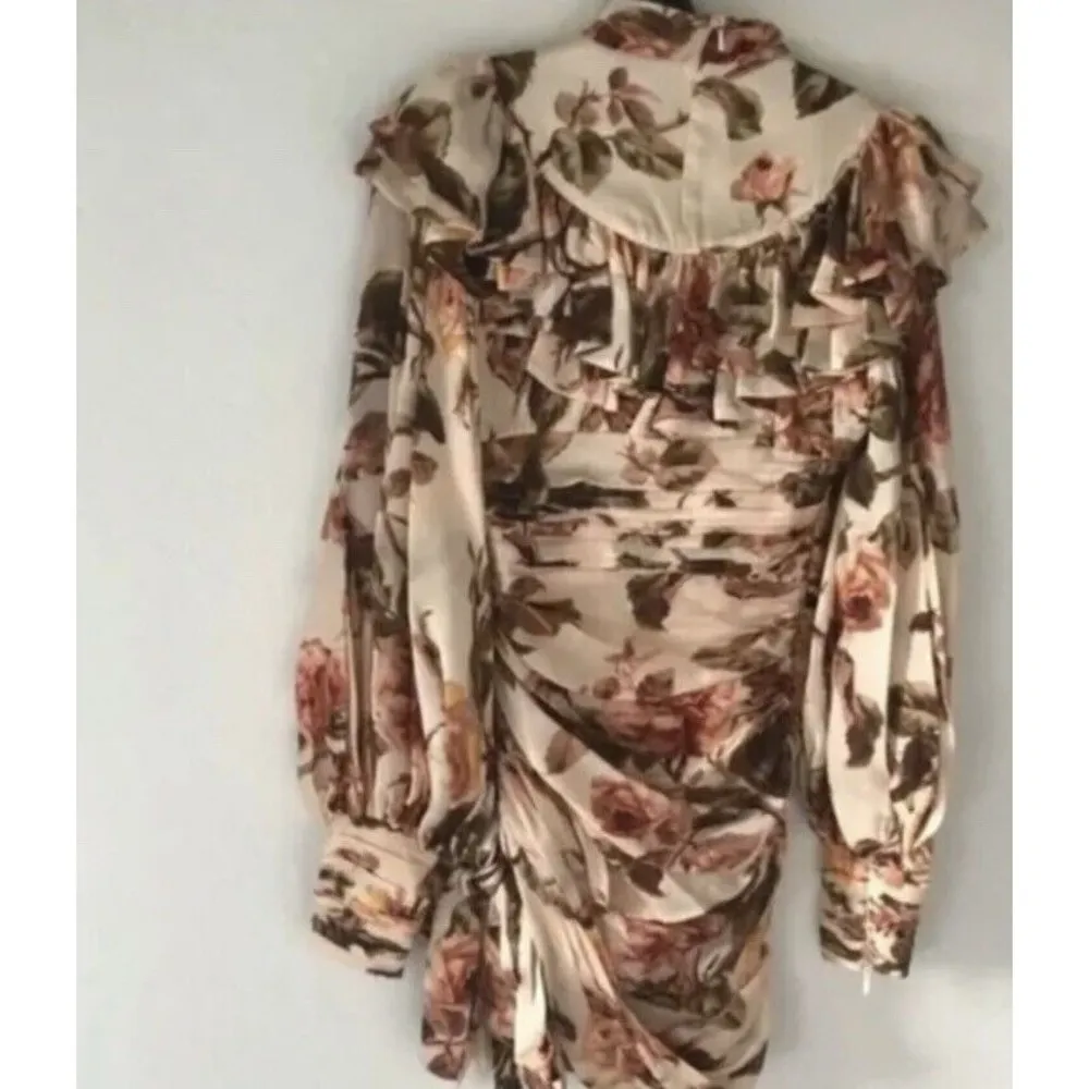 NWT Zmmermann Resistance Silk Dress Size Au0 - Image 9