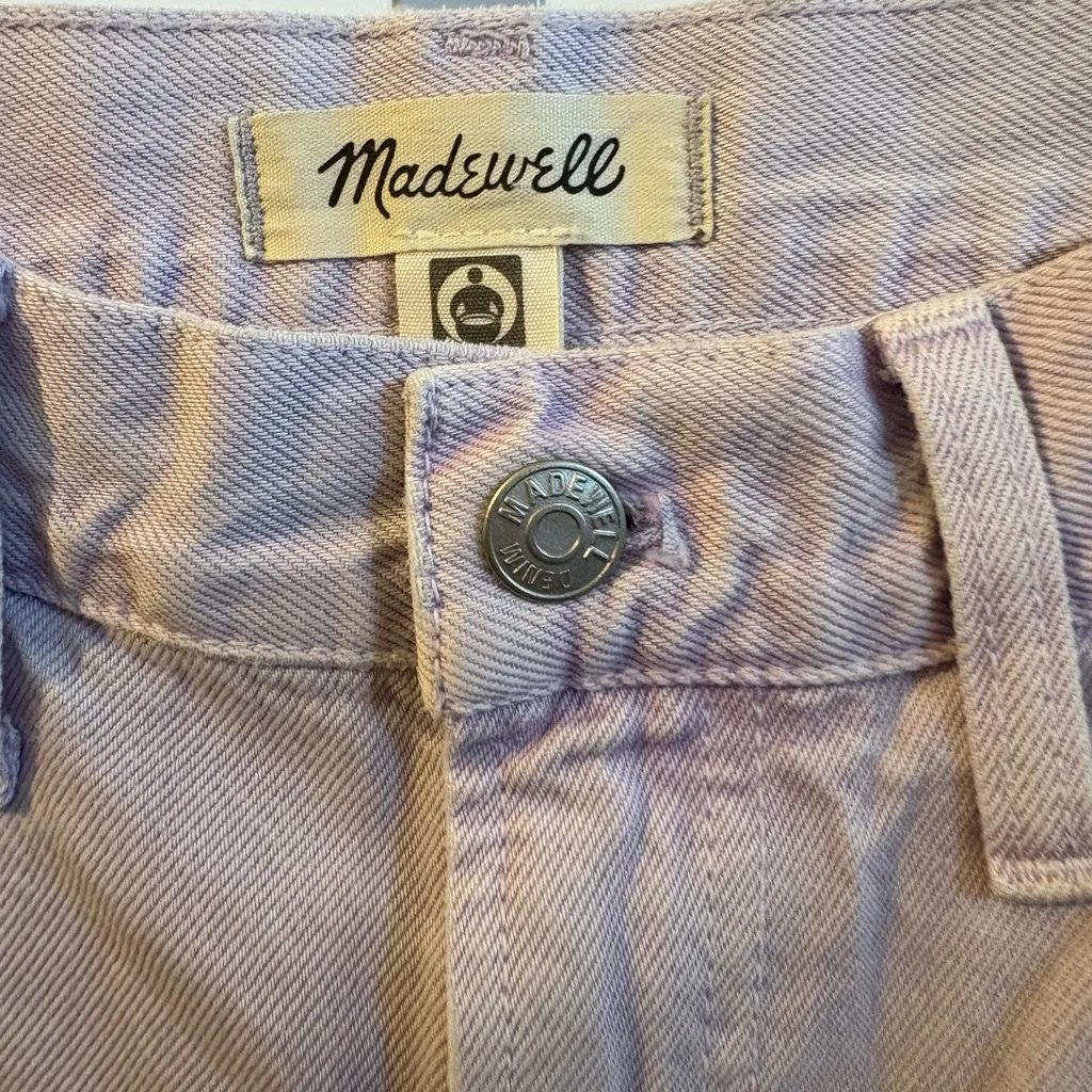 Madewell Women's Lilac purple Straight Leg Jeans - Image 3