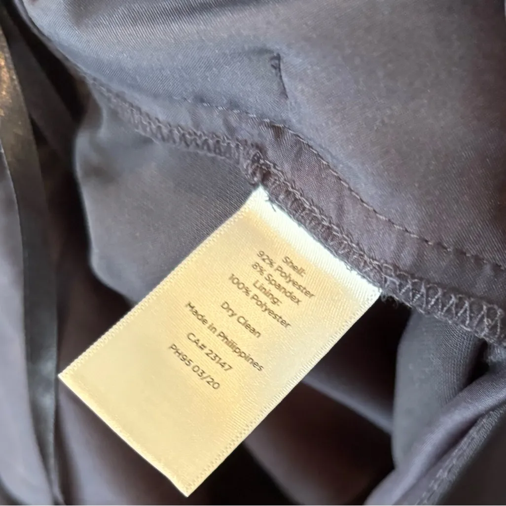 Talbots  Navy Crop‎ Jumpsuit Size 6P - Image 10