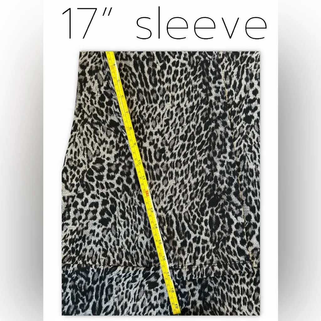 Avenue Women’s Leopard Print Cowl Neck Sweater Size 22/24 - Image 9