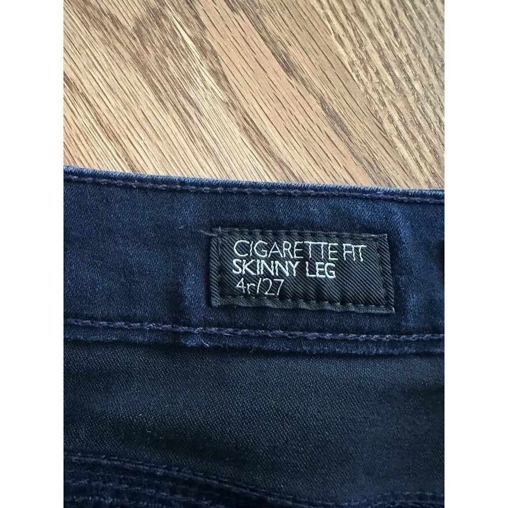 Nine West Cigarette Skinny Leg Jeans Womens Size 4R /27 Blue Stretch Denim Pants - Image 9