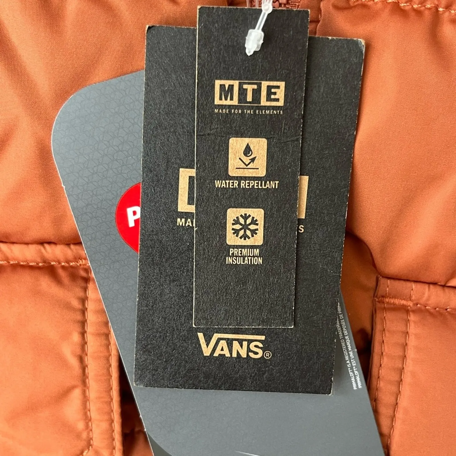 Vans MTE Aubrey Primaloft Puffer winter Jacket XS 4-6 NEW - Image 9