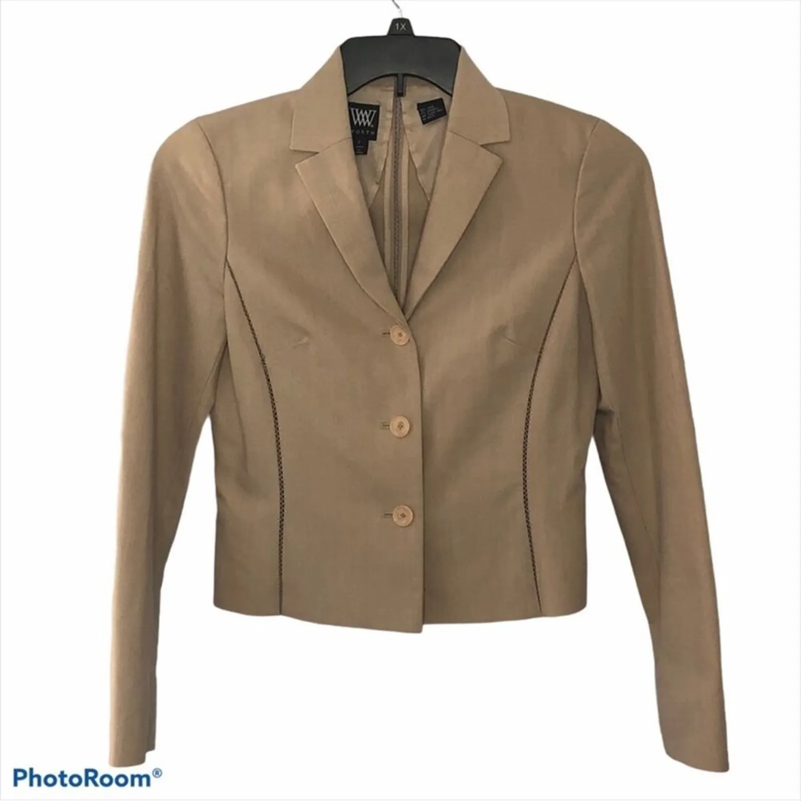 WORTH Tan Wool Blend 3 - Image 2