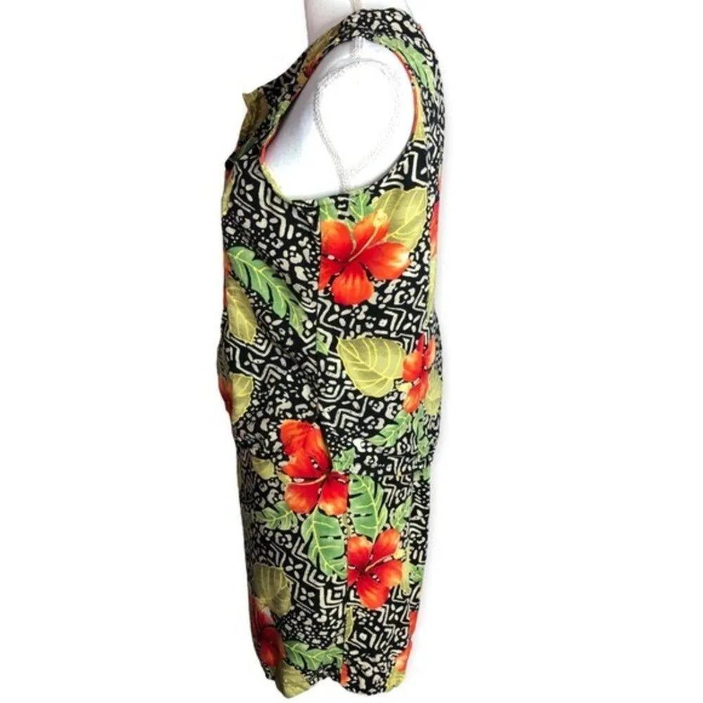 White Stag Vintage Floral Button Up Shirt & High Rise Short 2-Piece Set - Image 5