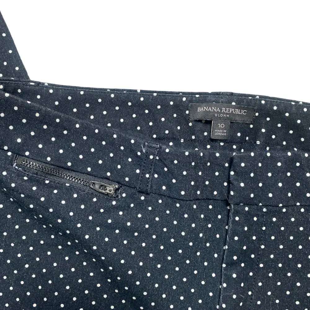 Banana Republic SZ 10 polkadot sloan pants - Image 6