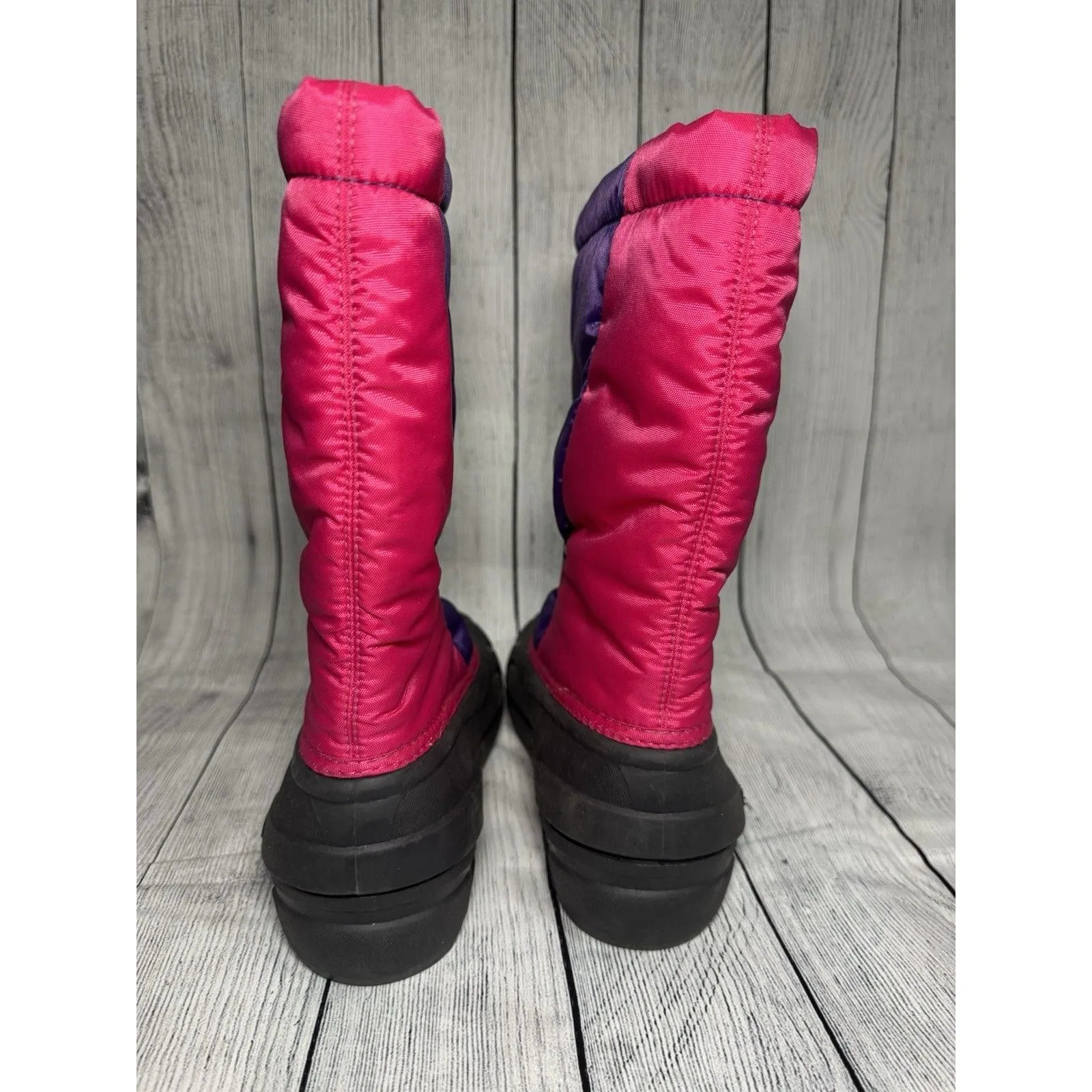 SOREL Pink Purple Youth Women's Winter Snow Boots Waterproof Insulated SZ 7 NEW - Image 5