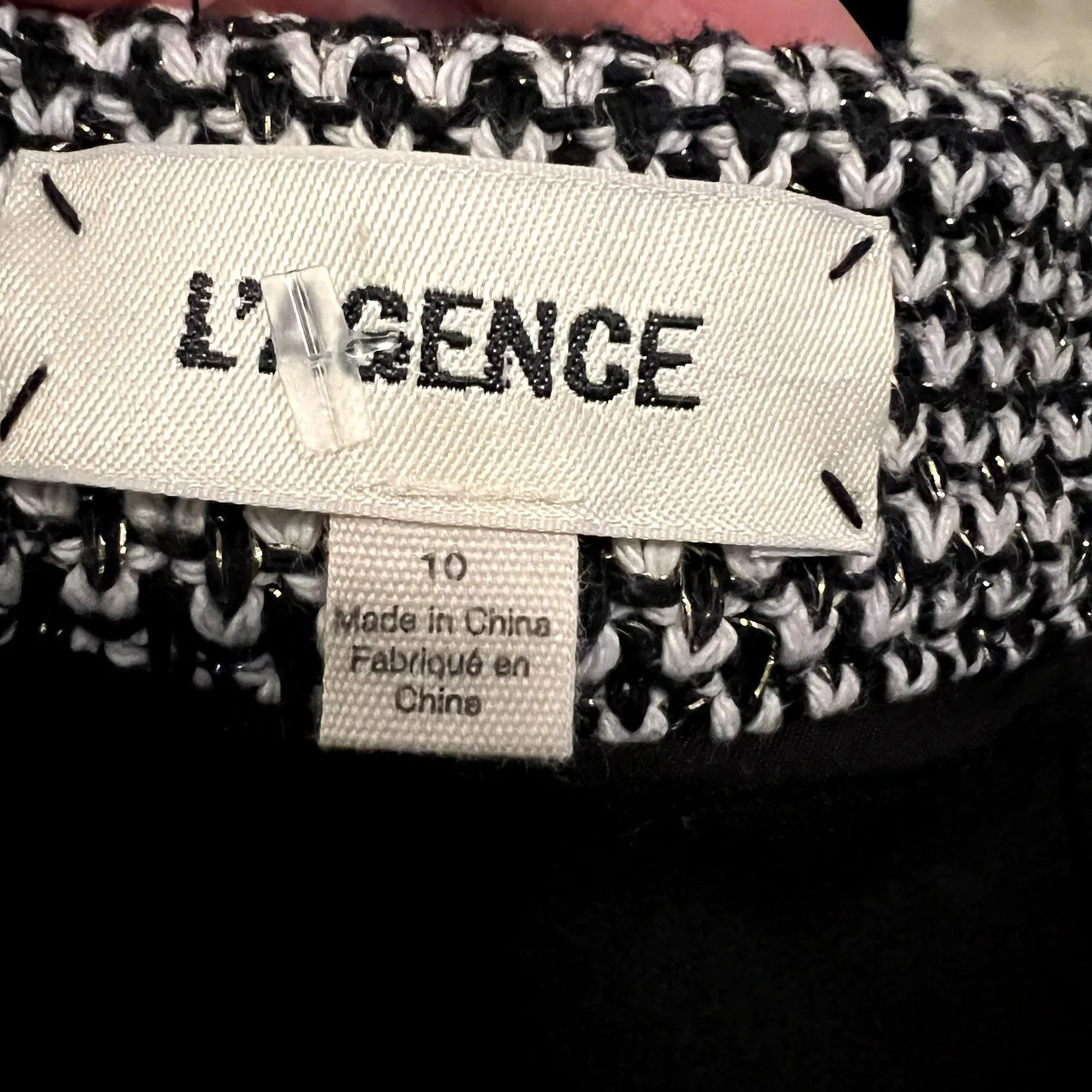 L'Agence  Zander Button front Mini skirt size 10 gray - Image 6