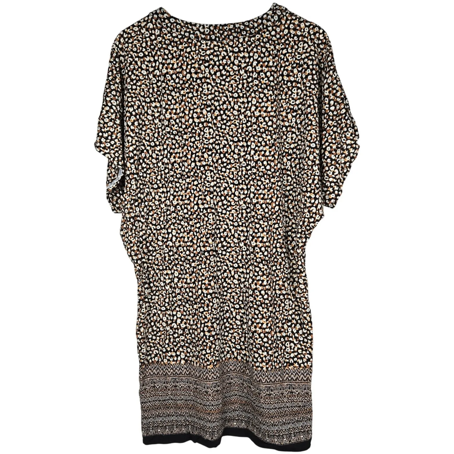 Coco Reef Raya Cover Up‎ Dress Wild Cheetah Ikat S NWOT - Image 2
