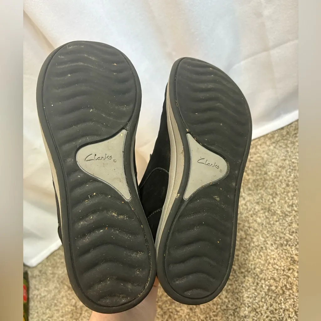 Clarks Cloudsteppers Lace up Booties w/ Zip Detail Breeze Glide Black Size‎ 10 - Image 7